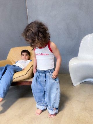 Barrel Jean - Blink Blue