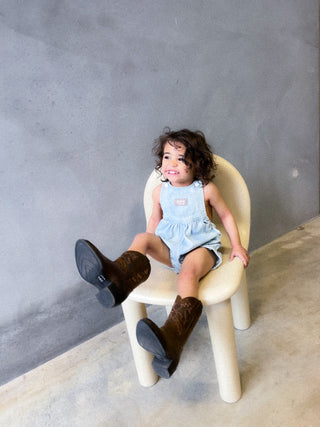 Bowie Bubble Romper - Blue Heaven