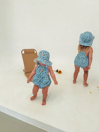 Bucket Hat - Sunflower Check