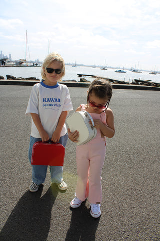 Farrah Flare Overall - Pink