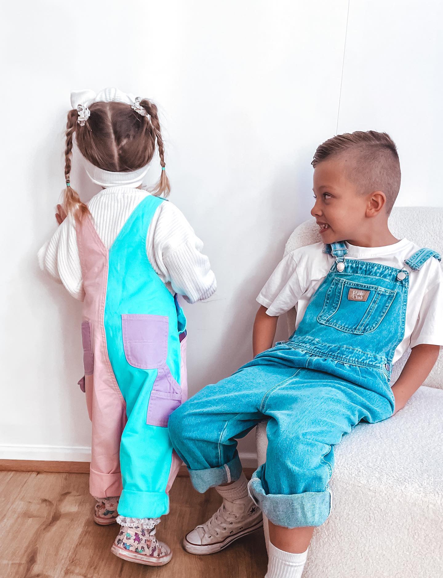 Carpenter Overall - Tradie Blue – Twin Collective Kids