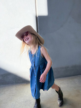 Dallas Dress - Dixie Blue