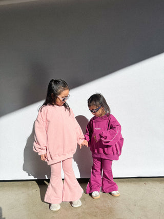 Piper Sweater/Pant Set - Magenta