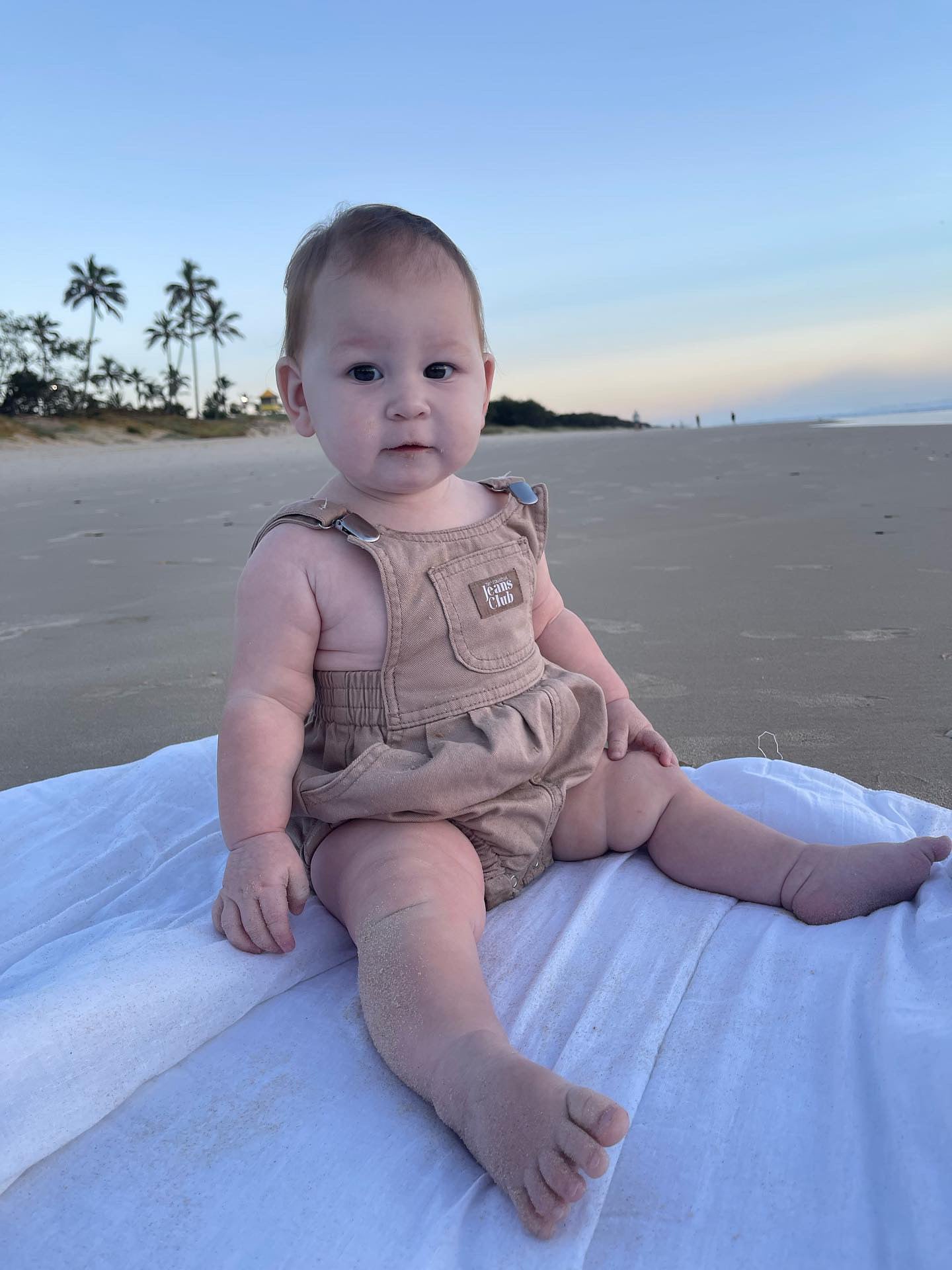 Bowie Bubble Romper - Latte