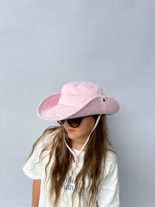 Cowboy Bucket Hat-Pink