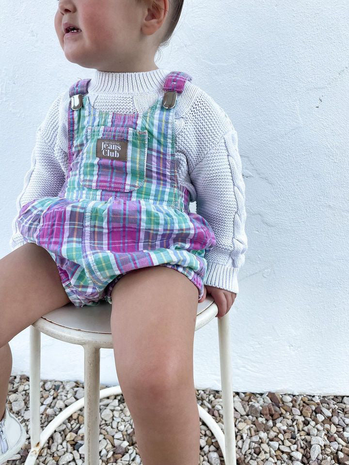Bowie Bubble Romper - Summer Check