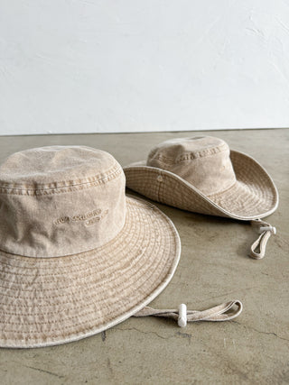 Cowboy Bucket Hat-Light Brown