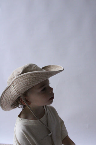 Cowboy Bucket Hat-Light Brown