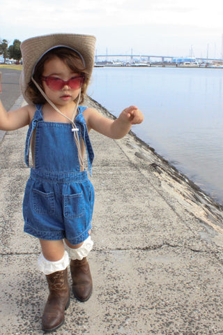 Runaway Romper - Dixie Blue