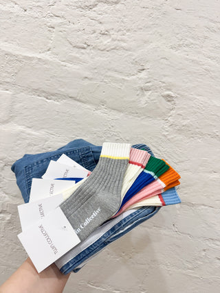 Retro Socks - Colour Block