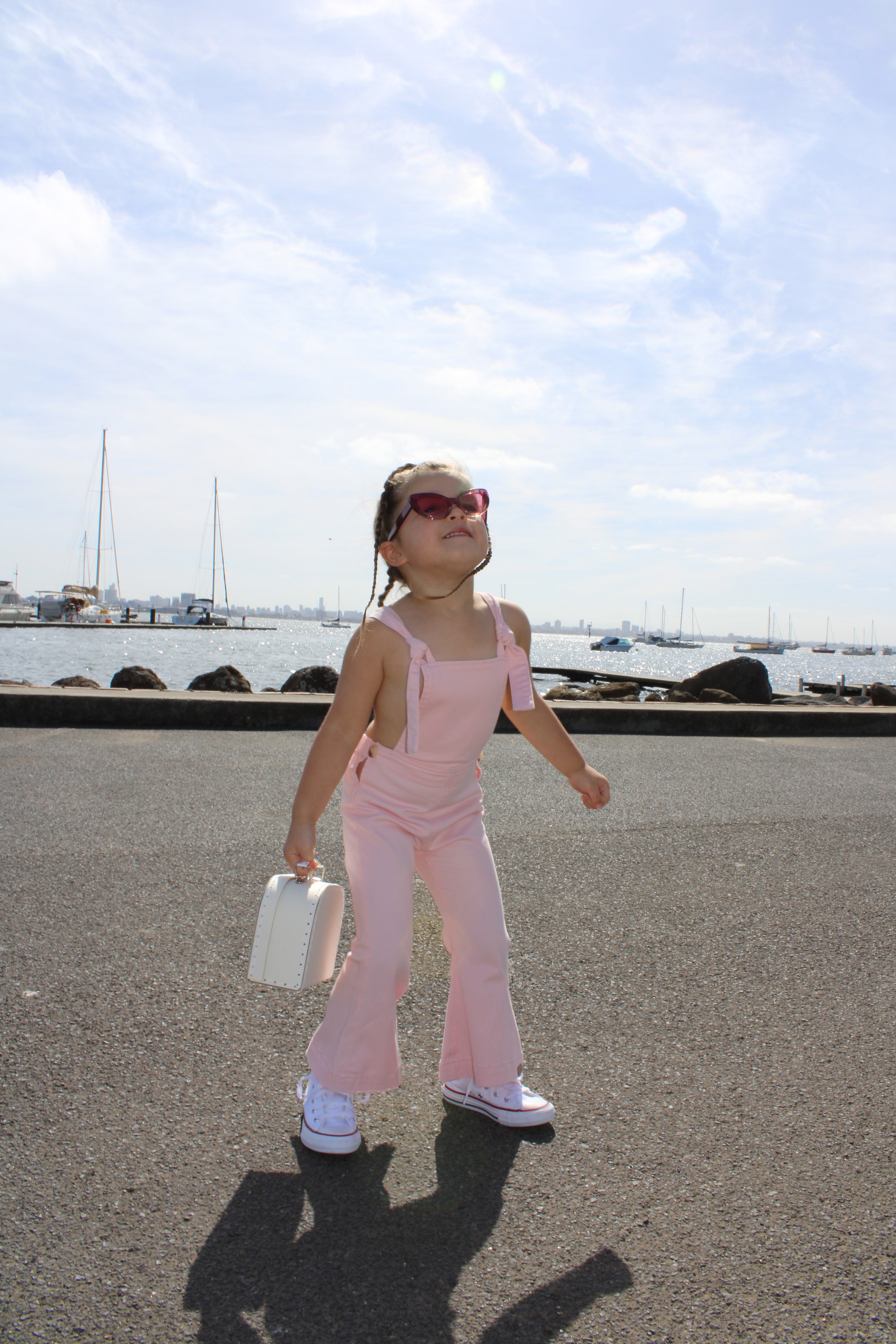 Farrah Flare Overall - Pink – Twin Collective Kids