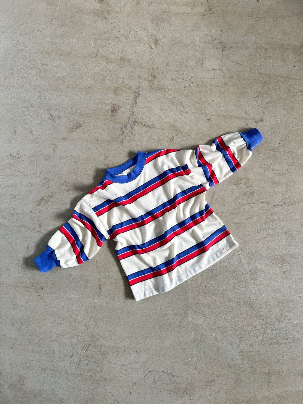 Brunswick Long Sleeve Ringer Tee - Red/Blue Stripe – Twin Collective Kids