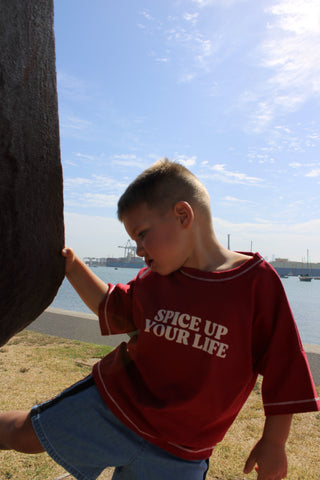 Spice up your life Tee - Red/White-FINAL SALE NO RETURNS