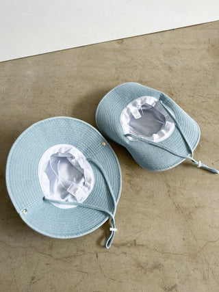 Cowboy Bucket Hat-Light Denim