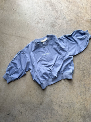 Piper Sweater - Dusty Blue - FINAL SALE