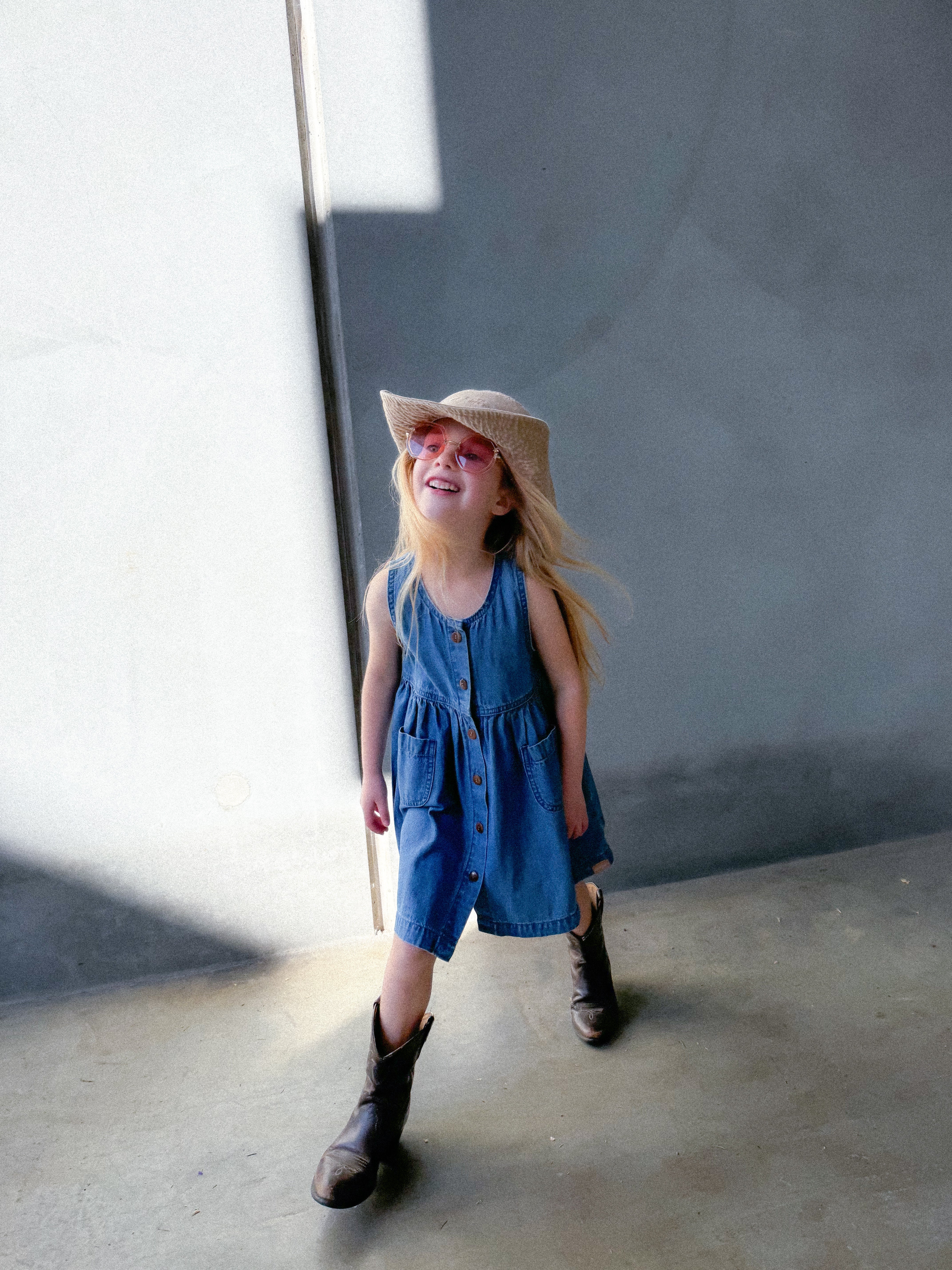 Dallas Dress - Dixie Blue-FINAL SALE NO RETURNS – Twin Collective Kids
