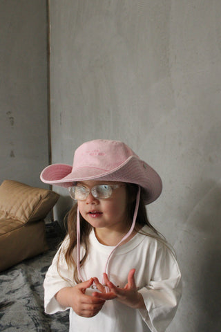 Cowboy Bucket Hat-Pink