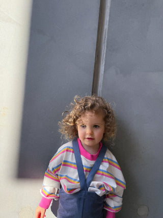 Brunswick Long Sleeve Ringer Tee - Pink Stripe