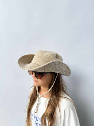 Cowboy Bucket Hat-Light Brown