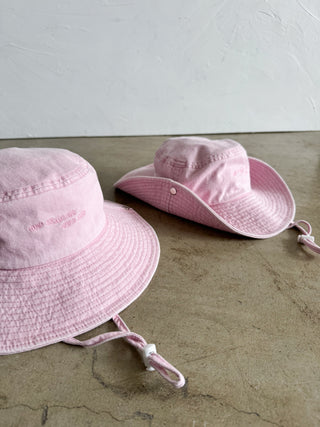 Cowboy Bucket Hat-Pink