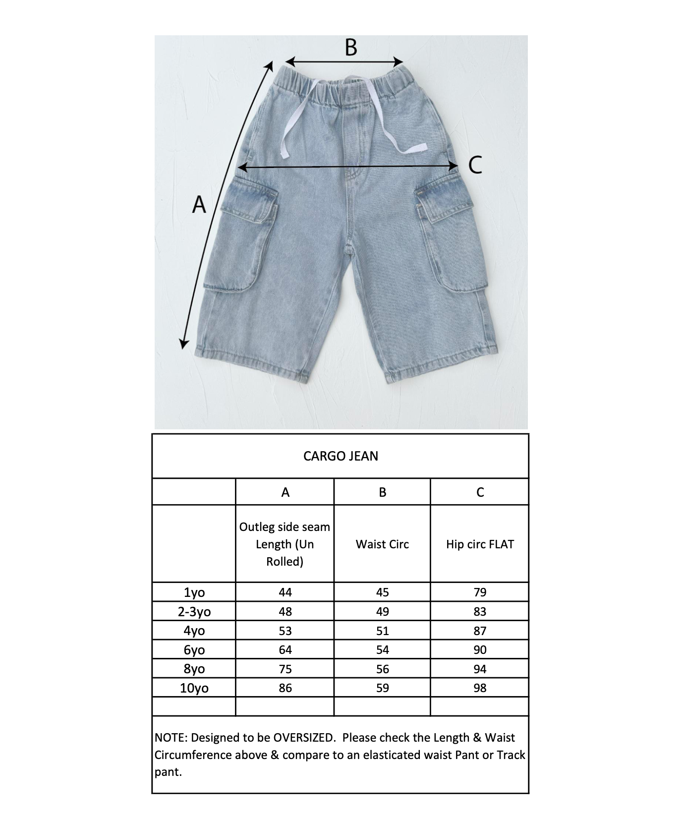 Cargo Jean - Backstreet Blue
