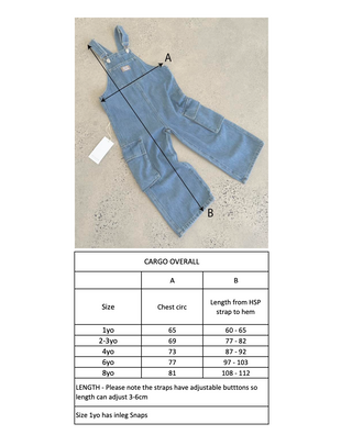 Cargo Overall - Ghetto Blue