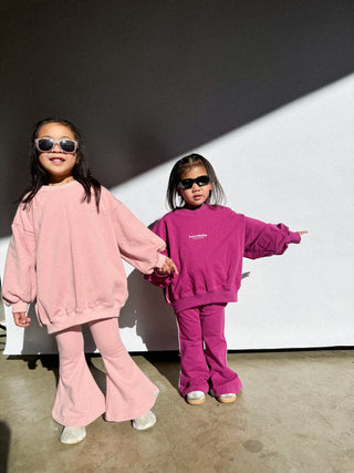 Piper Sweater/Pant Set - Magenta