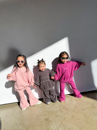 Piper Sweater/Pant Set - Magenta