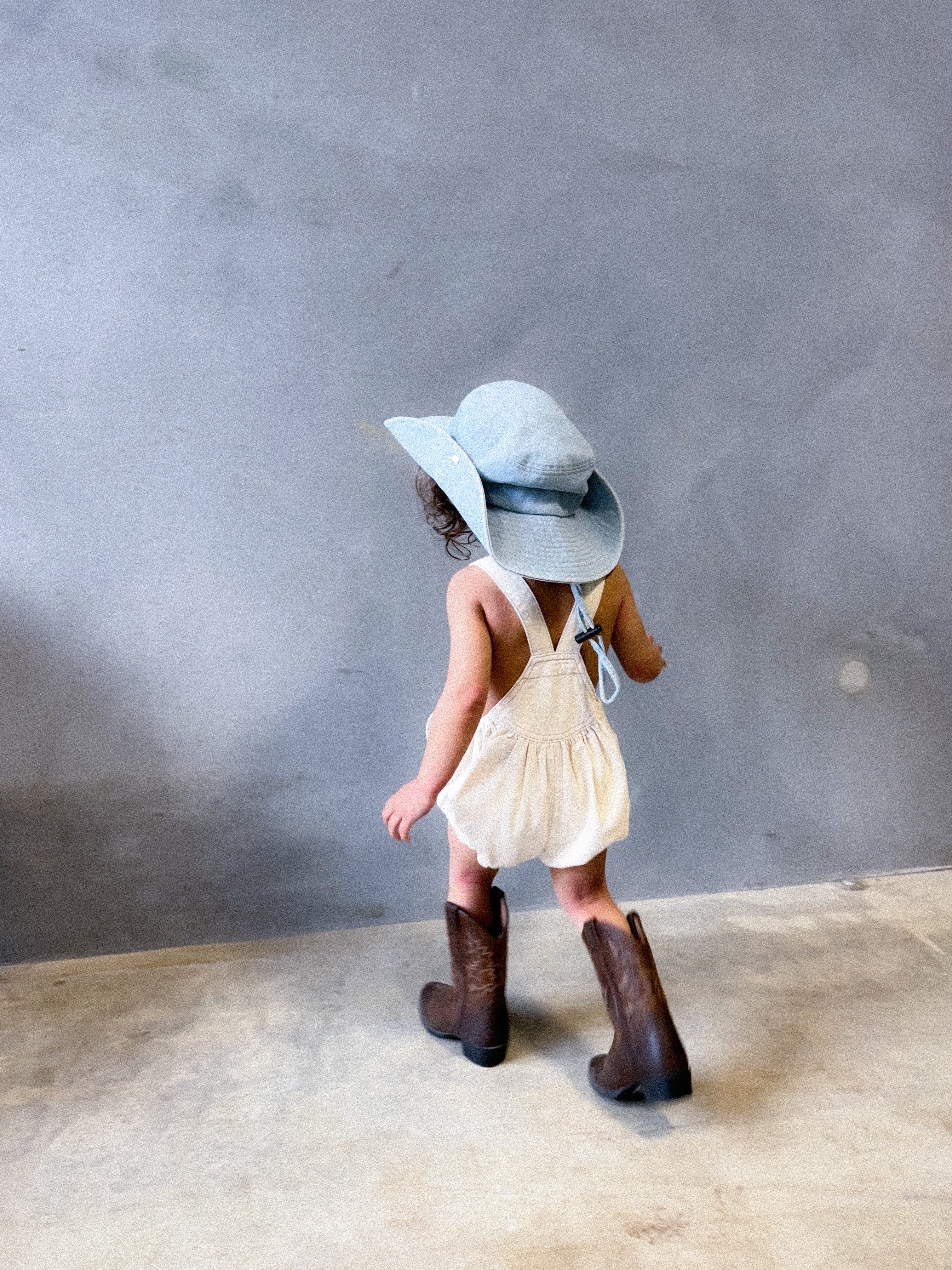 Bowie Bubble Romper - New Natural – Twin Collective Kids