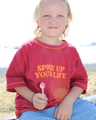 Spice up your life Tee - Red/Orange-FINAL SALE NO RETURNS