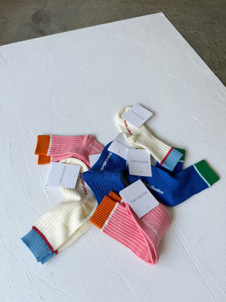 Retro Socks - Colour Block