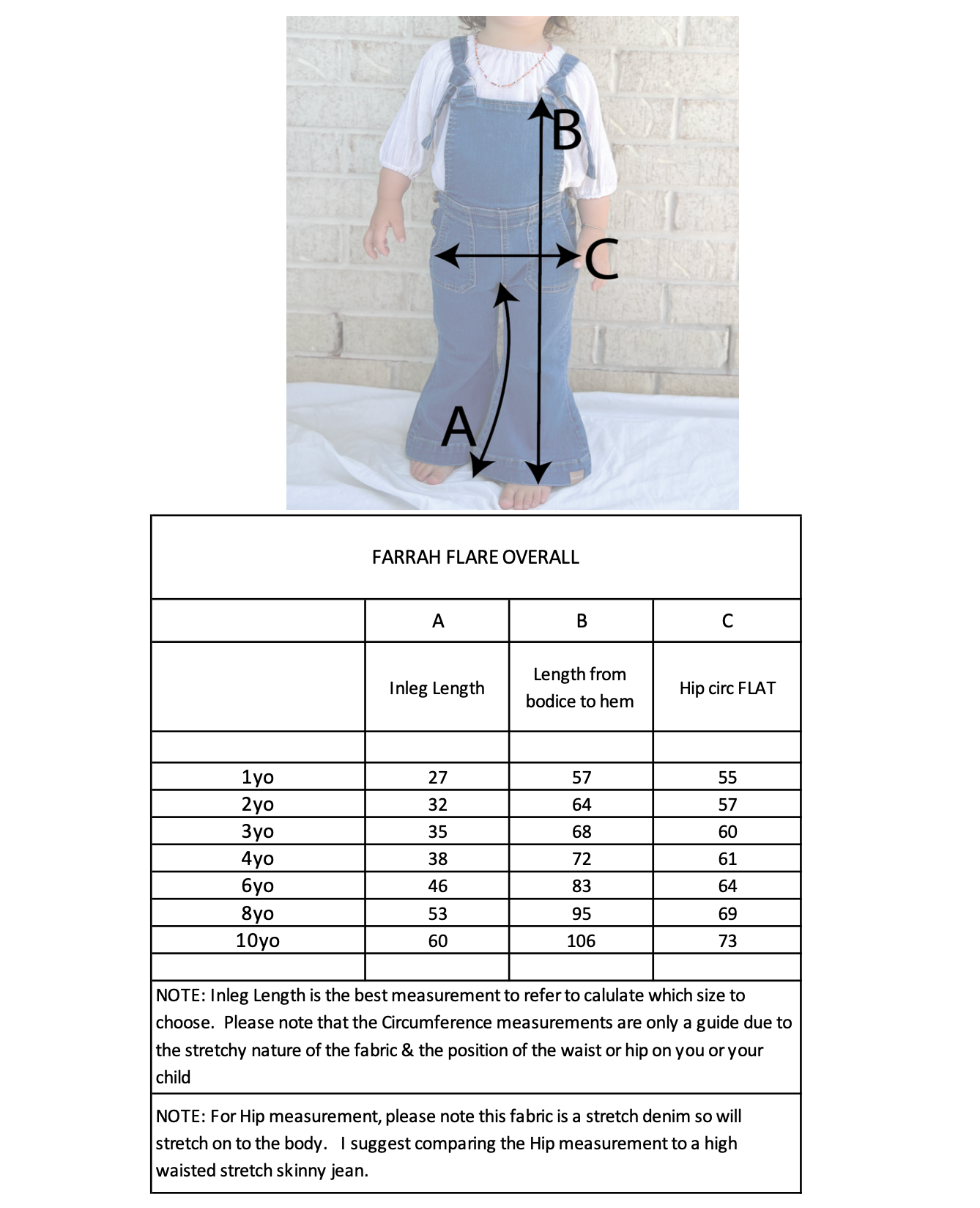 Farrah Flare Overall - Natural