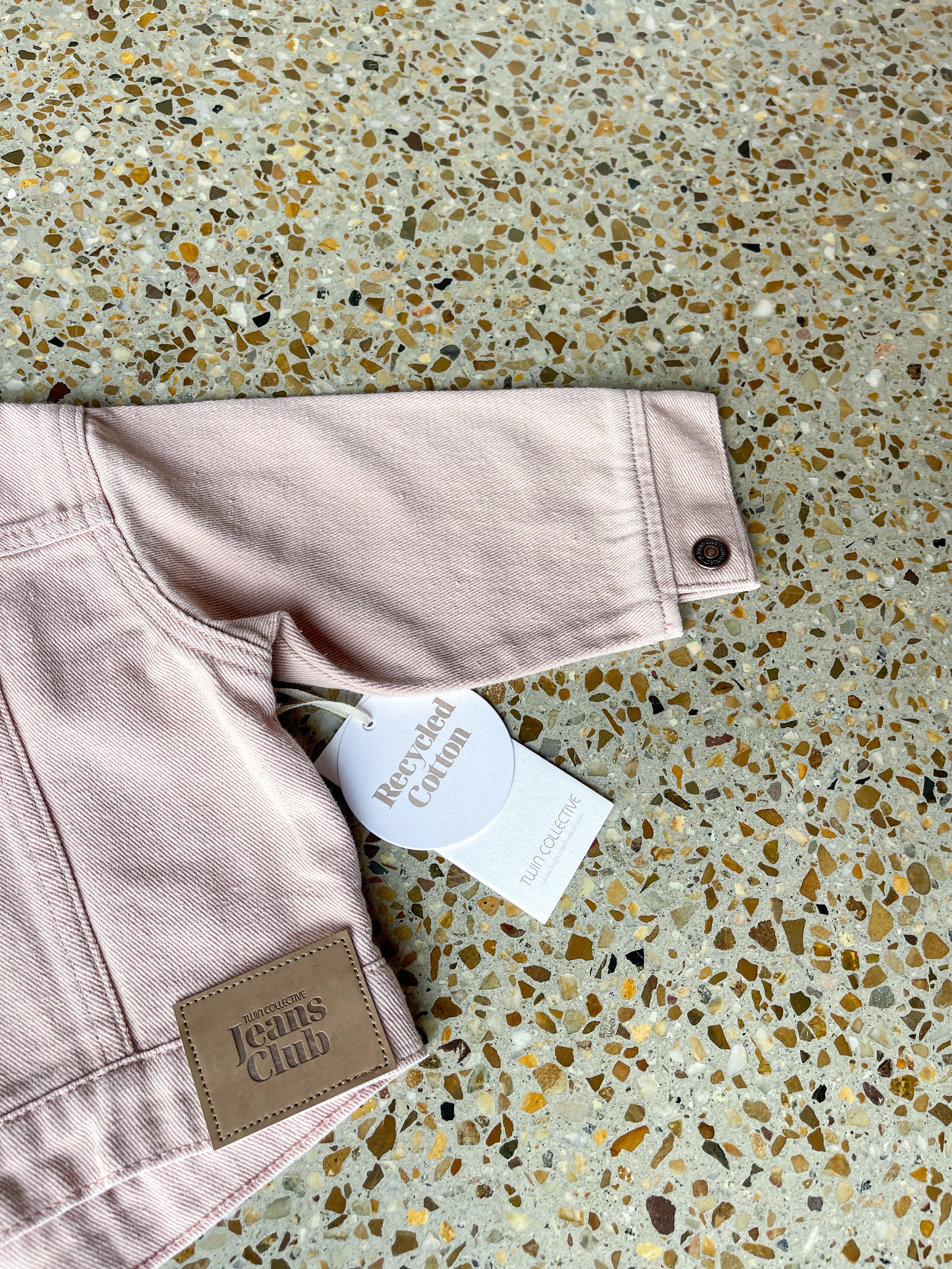 Trucker Jacket- Dusty Pink