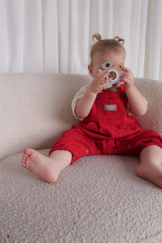 Baby Overall - Lunar Red
