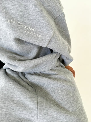 Hip Hop Hoodie - Grey Marle