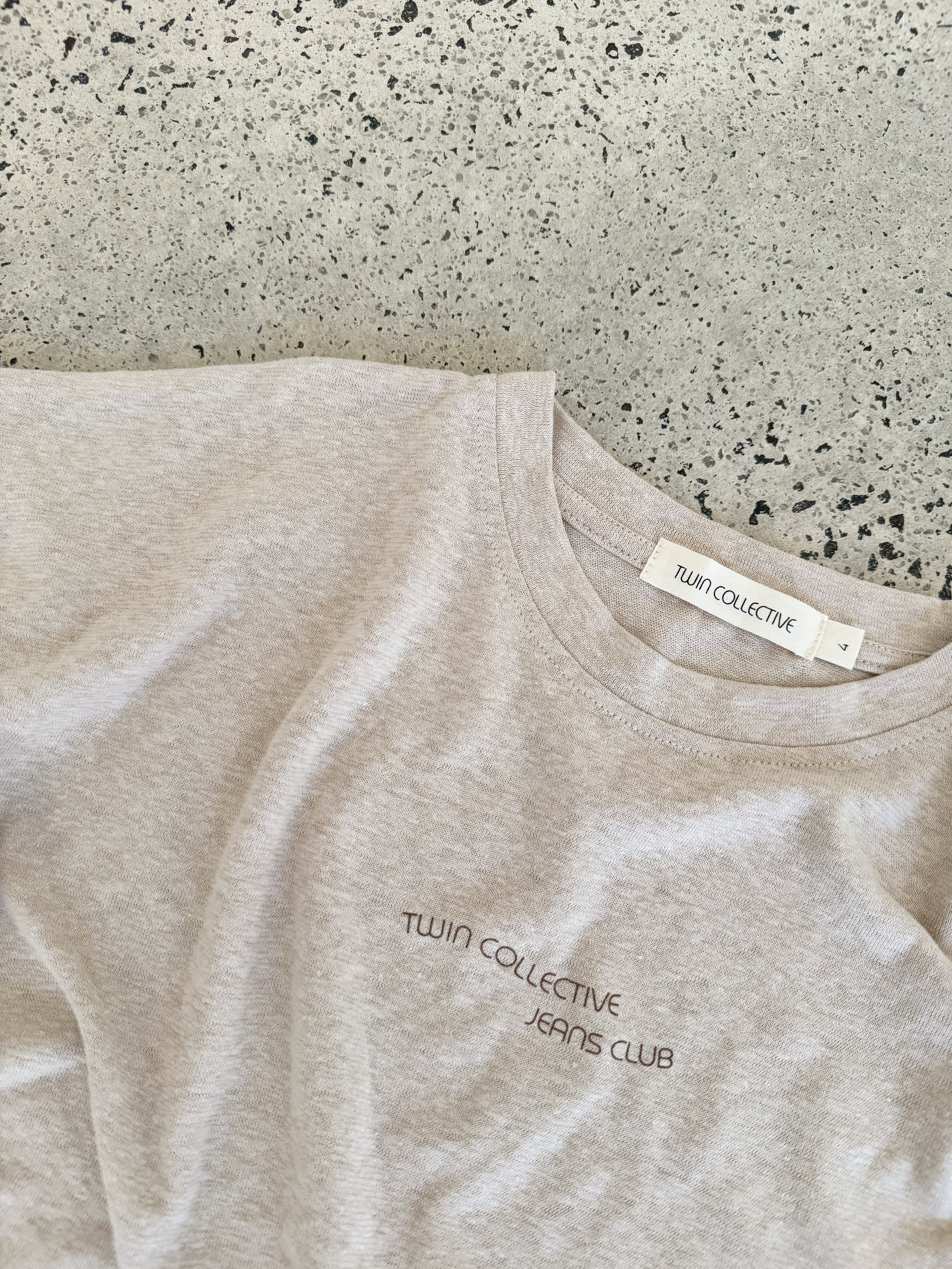 Hemp Logo Tee - Natural