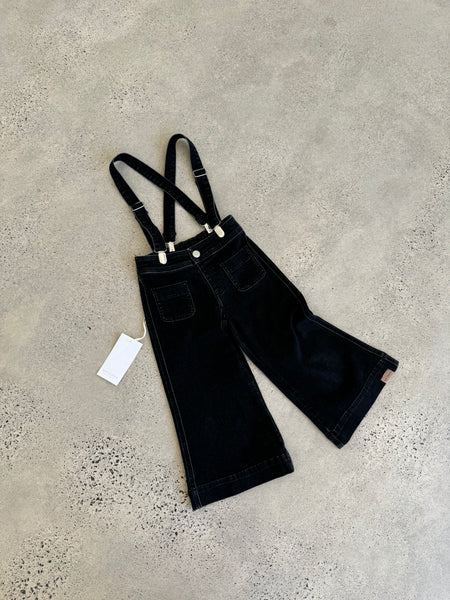 Twin collective JANE JEAN BLACK ワイドフレア Jane Jean - Black-FINAL SALE size 1yo – Twin Collective Kids