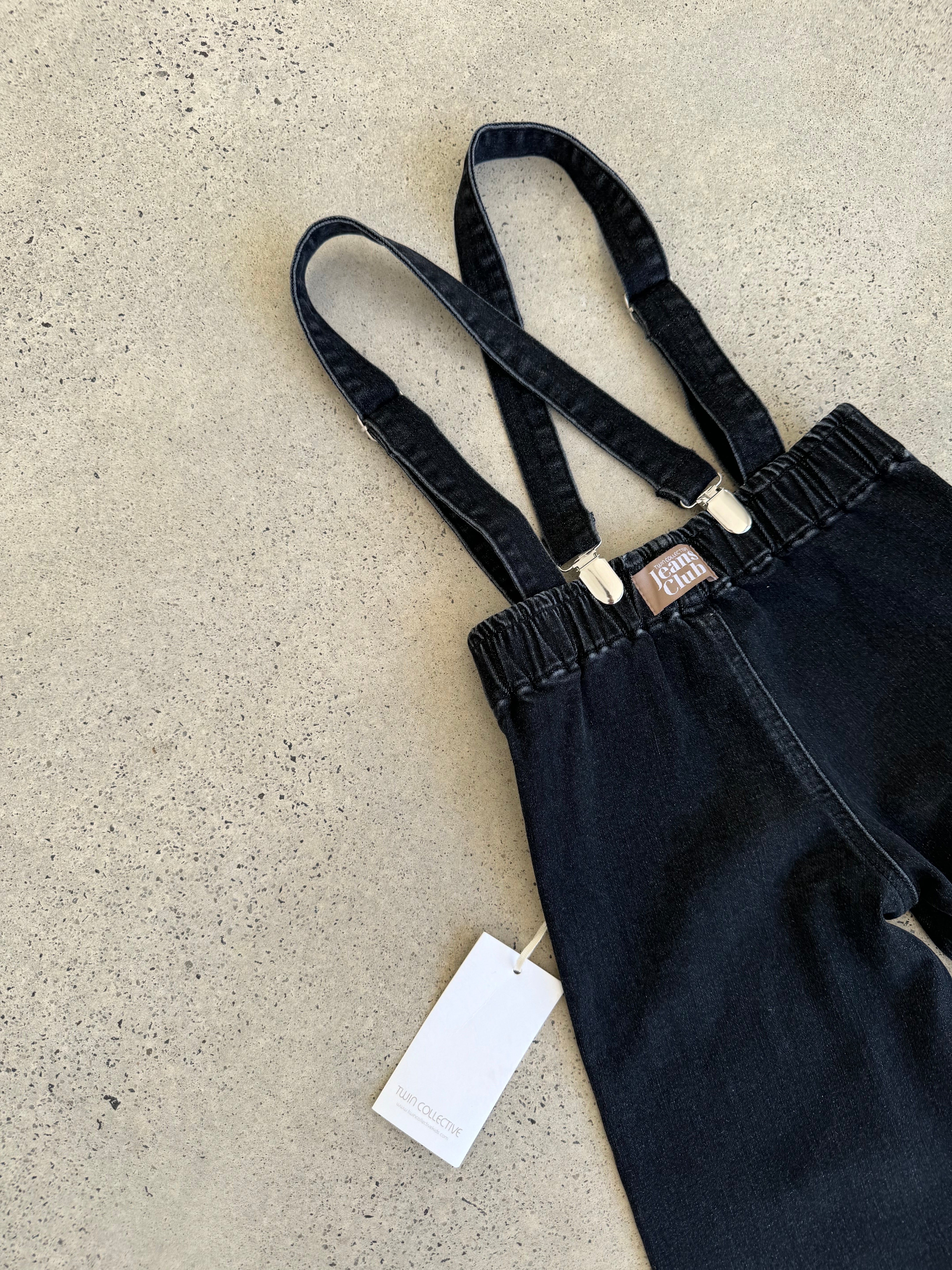 Twin collective JANE JEAN BLACK ワイドフレア Jane Jean - Black-FINAL SALE – Twin Collective Kids