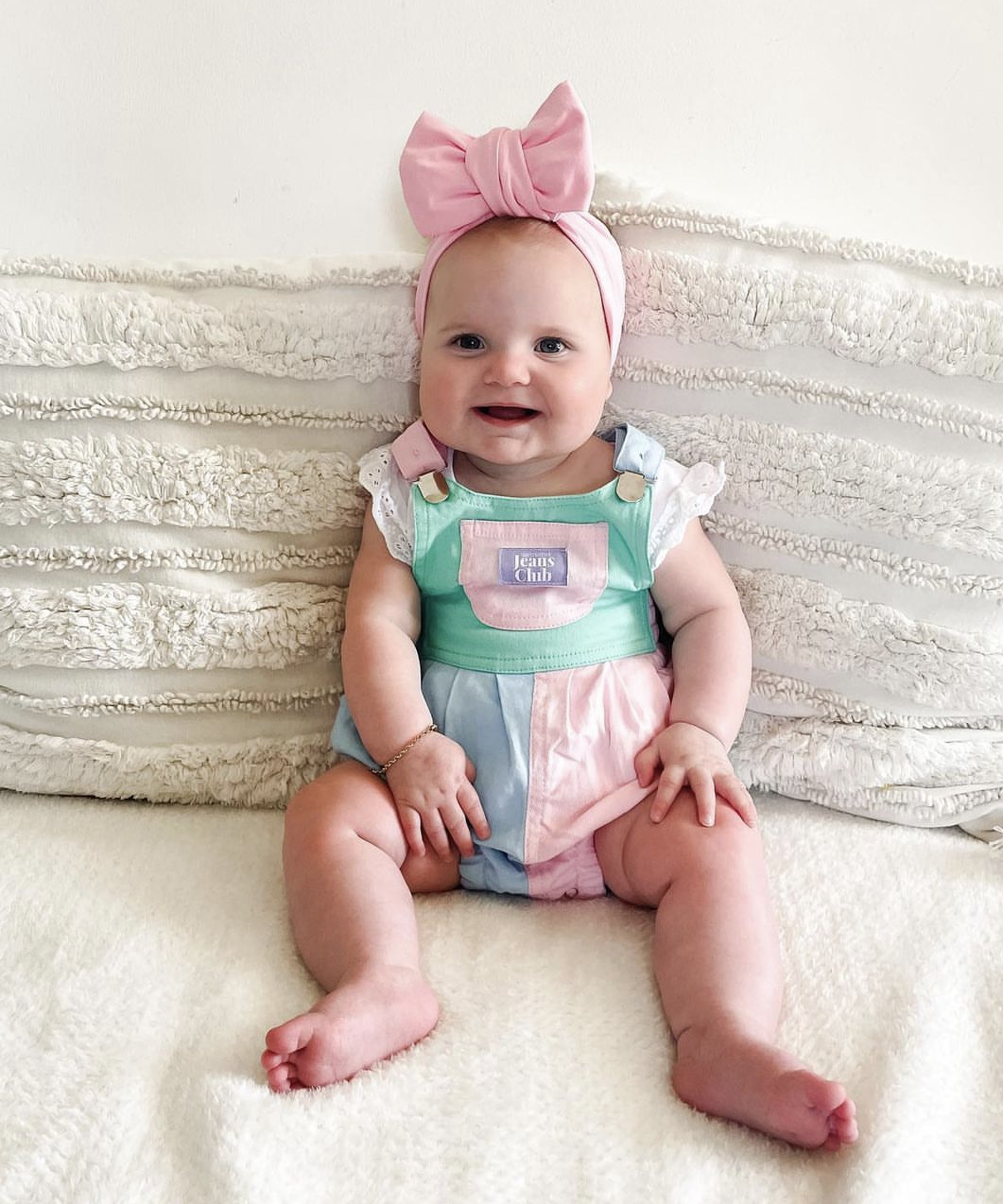 Bowie Bubble Romper - Colourblock NEW