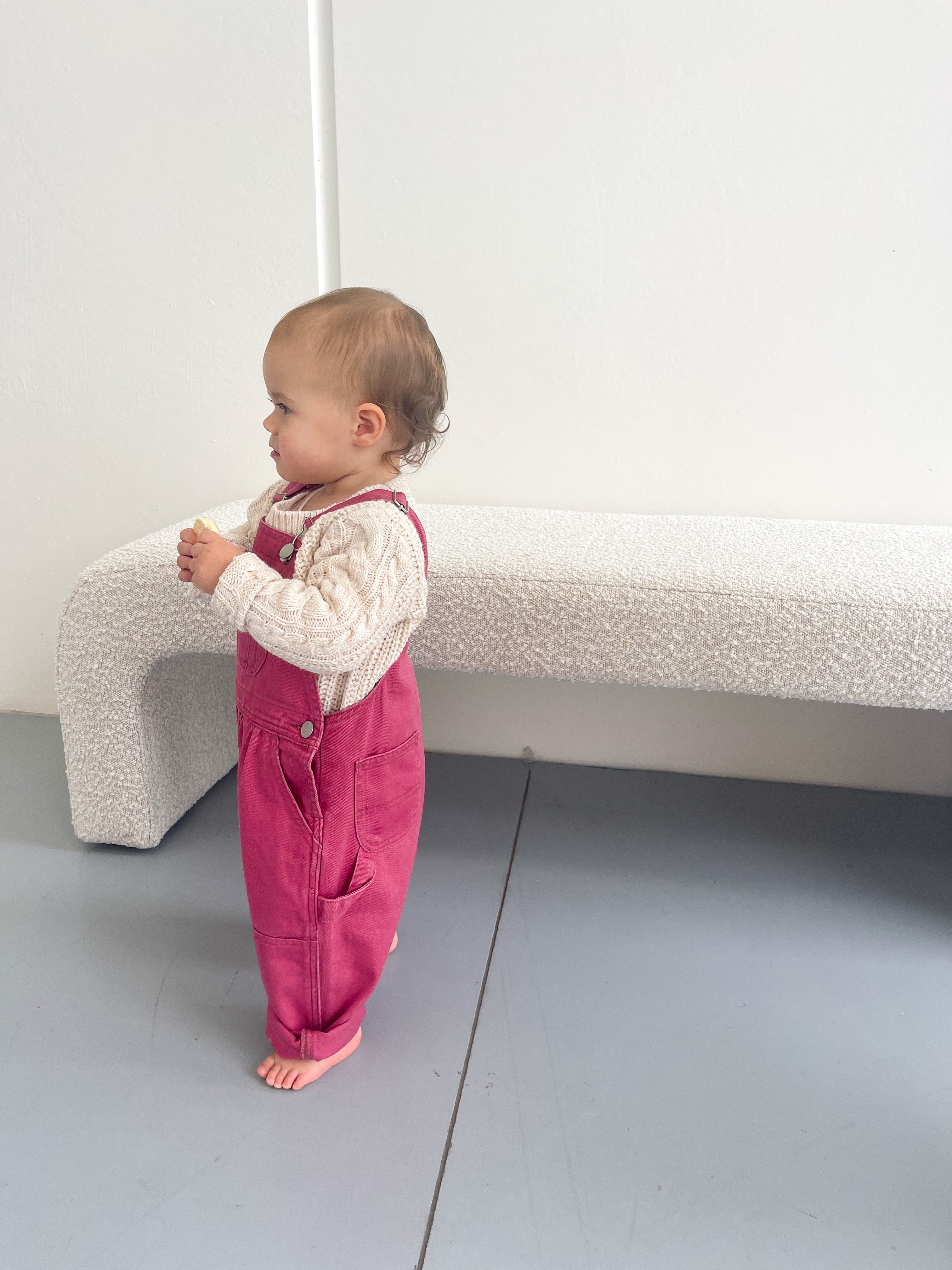 Carpenter Overall - Camellia Pink