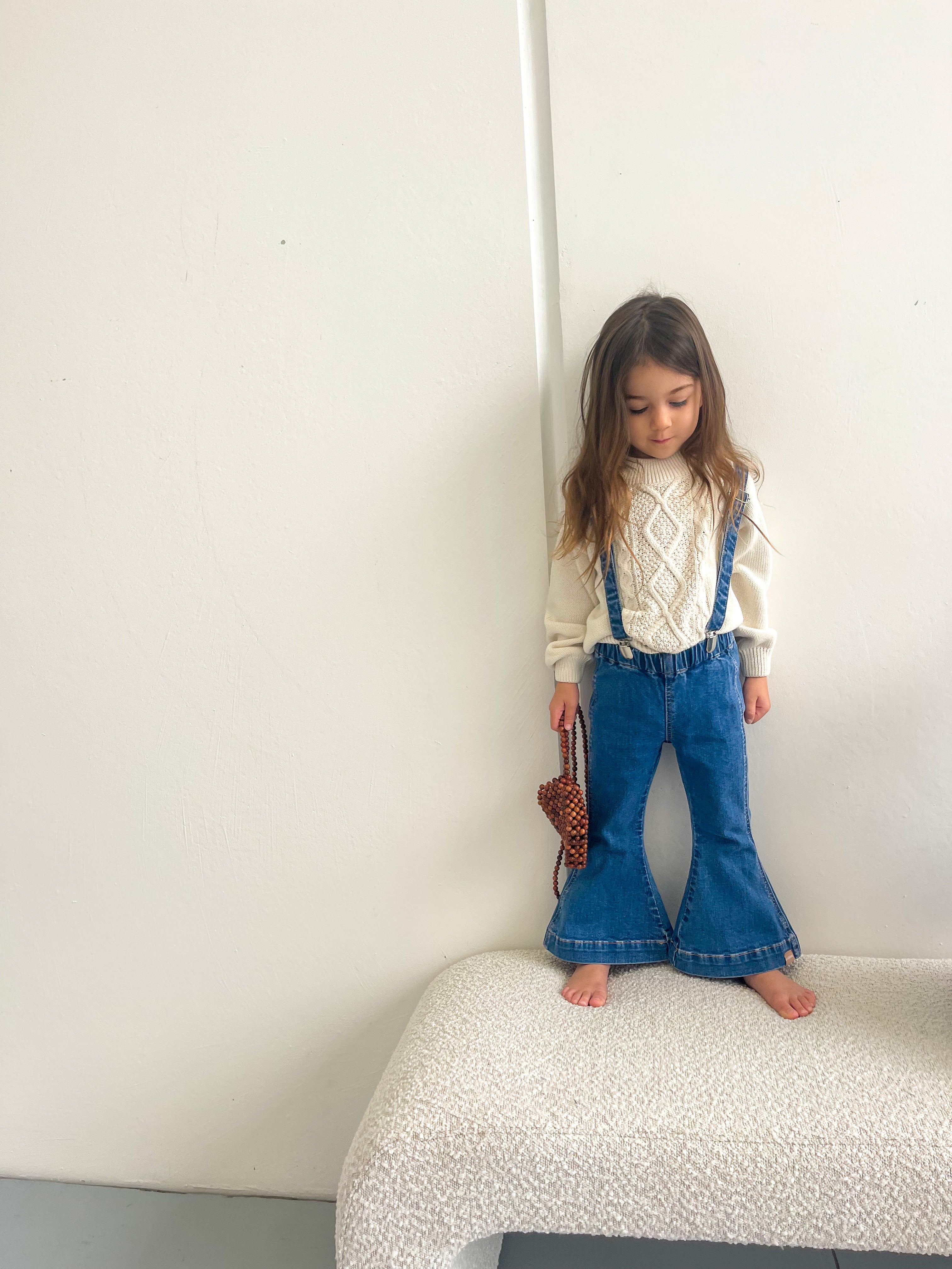 Farrah Flare Jean - Western Blue