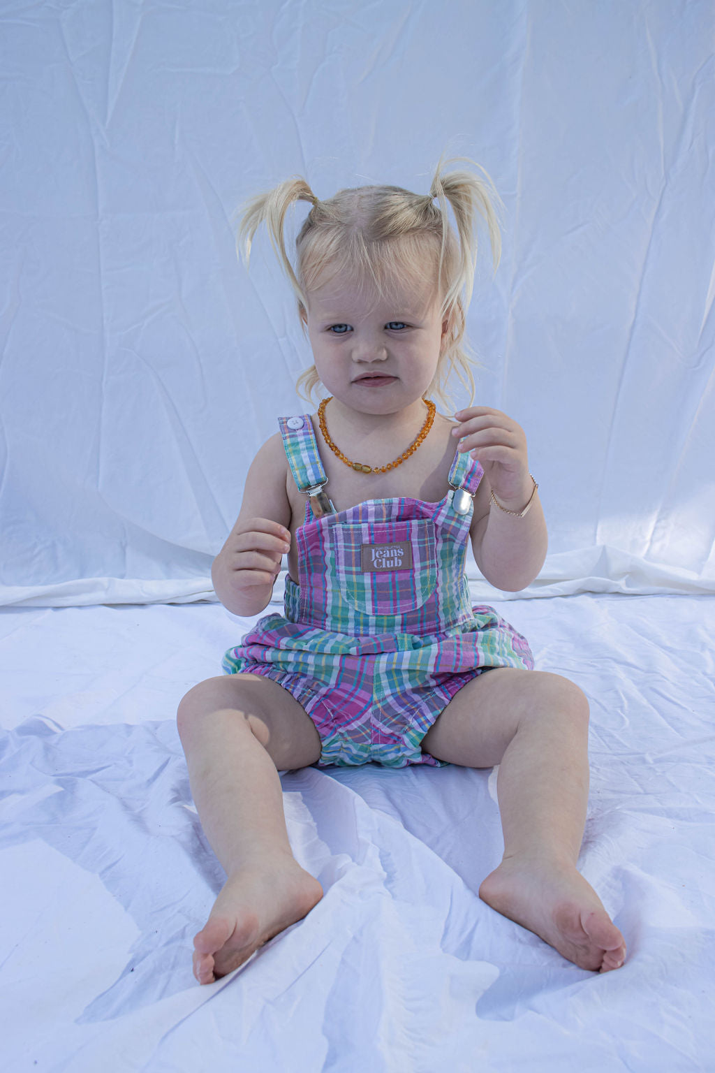 Bowie Bubble Romper - Summer Check