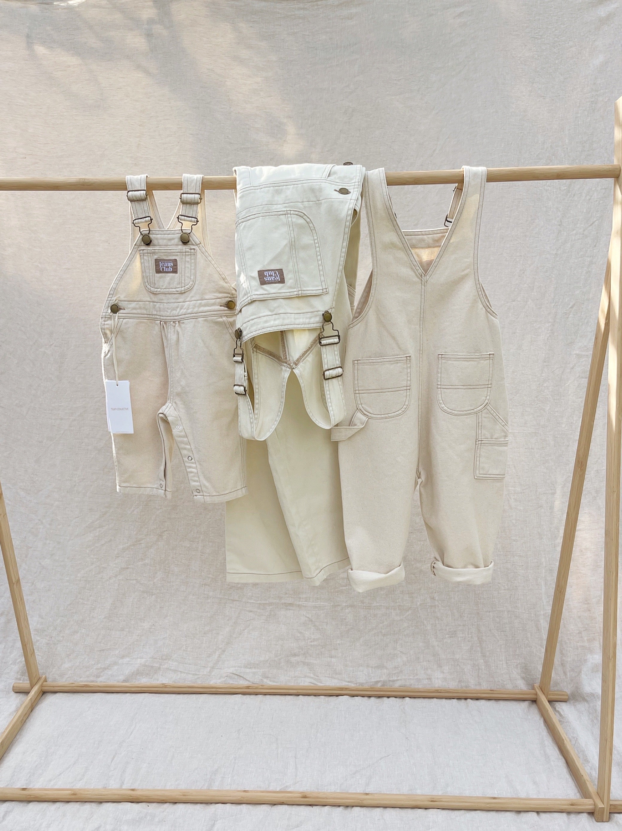 Carpenter Overall - Ecru Organic