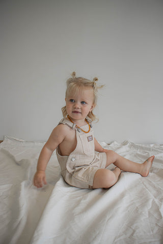 Parklife Shortall - Beige Stripe