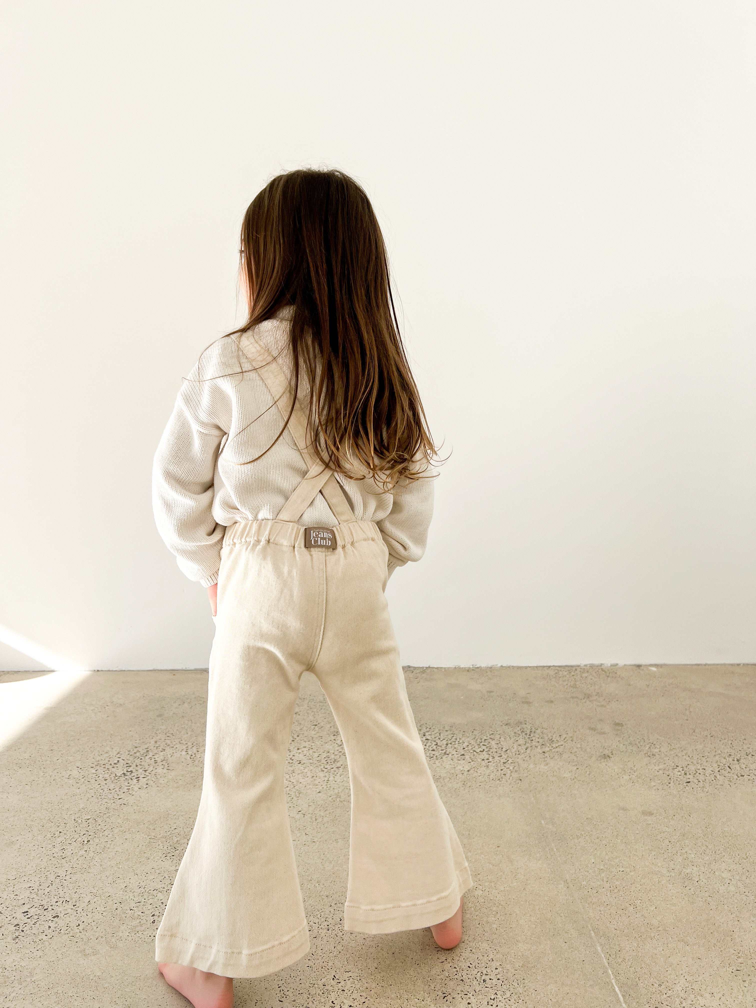 Farrah Flare Overall - Natural