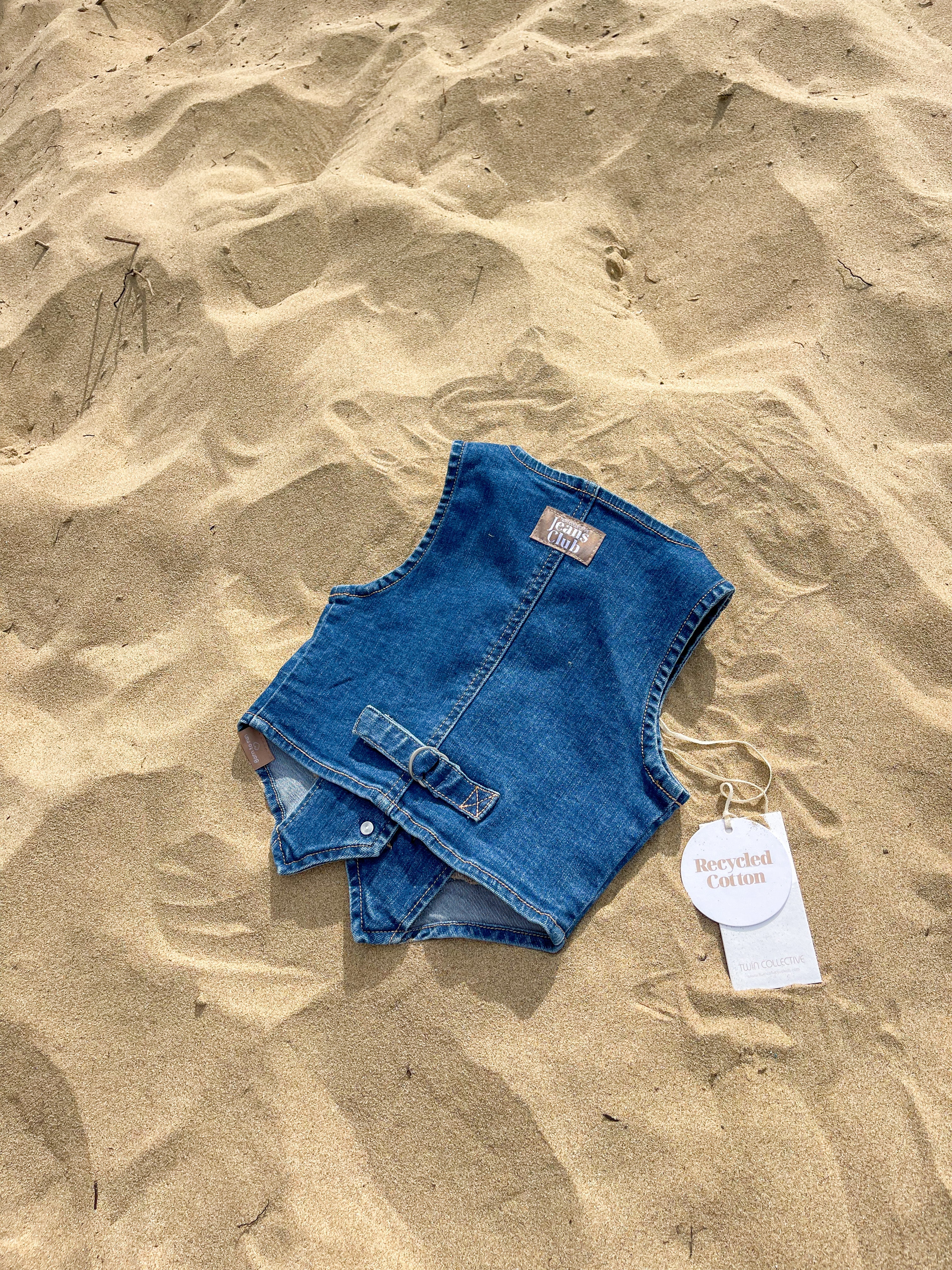 Farrah Vest - Western Blue