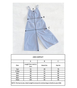 Jane Jumpsuit - Sweet Blue