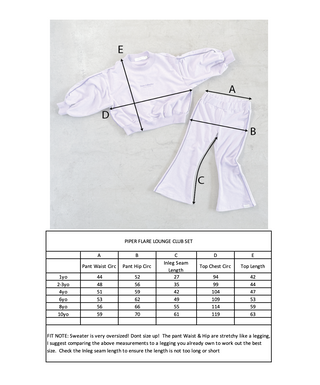 Piper Flare Pant - Lilac