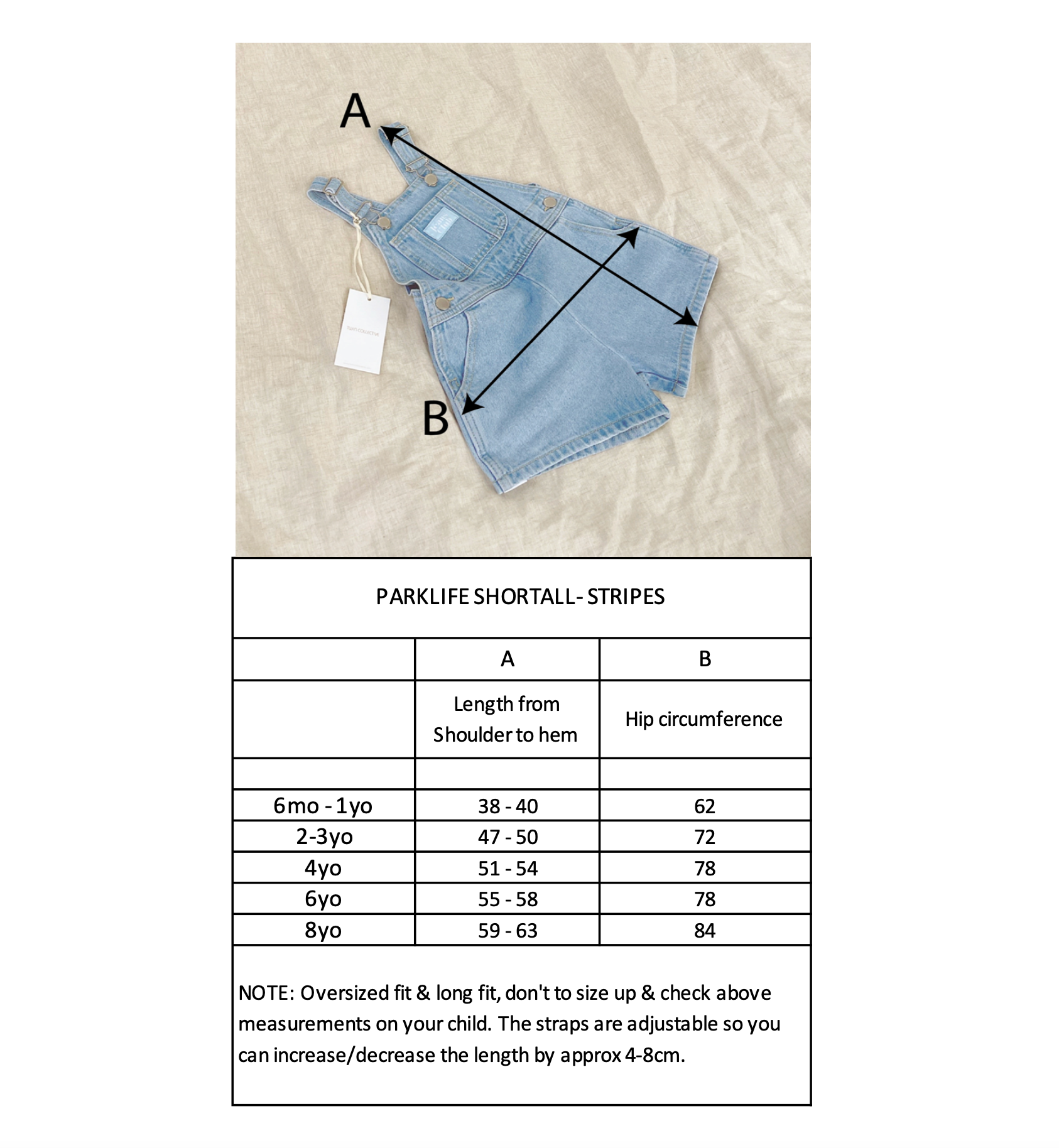 Parklife Shortall - Lilac Stripe