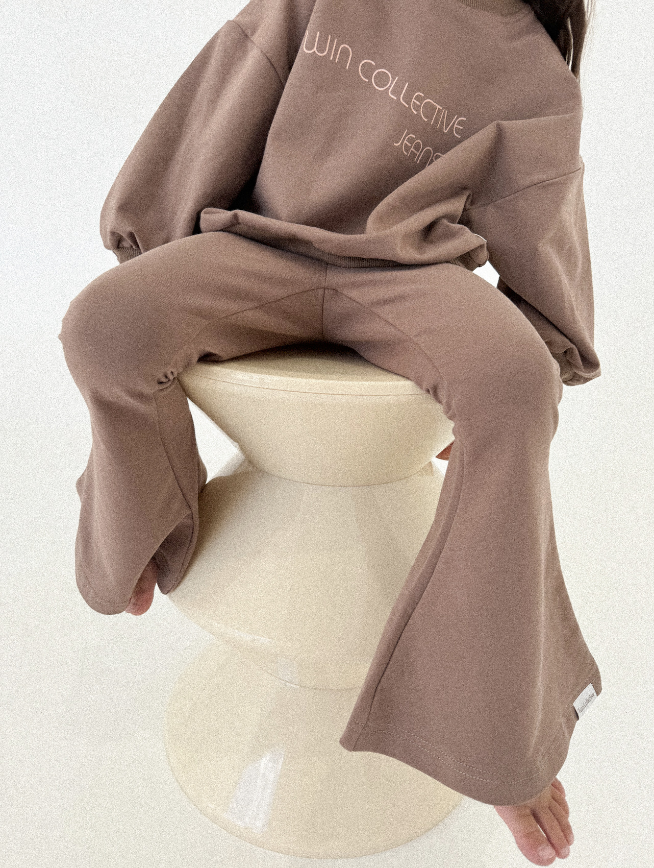 Logo Flare Set- Coco Brown